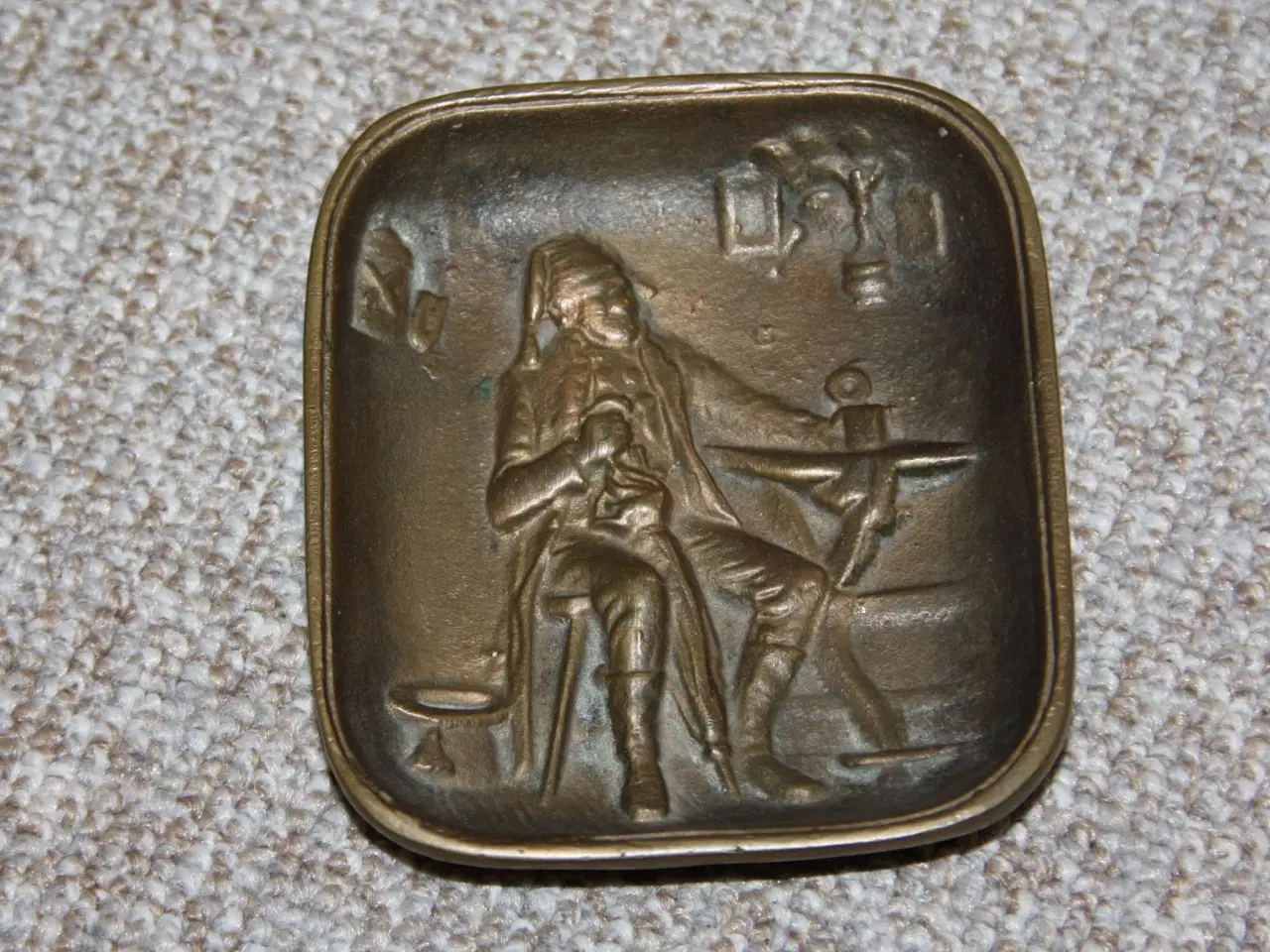 Billede 1 - Skål 12,5 cm x 11 cm Måske bronze