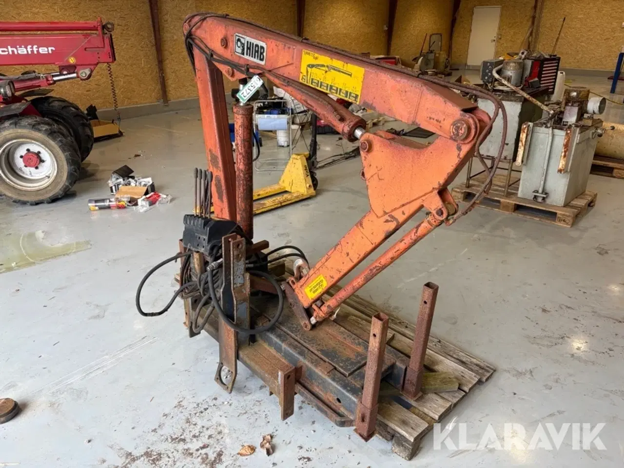 Billede 5 - Hydraulisk løftekran HIAB 250 2000 kg. til 600 kg.