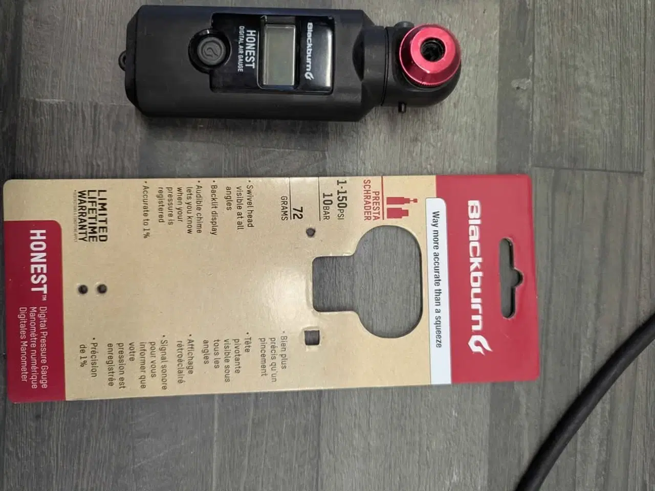 Billede 2 - Blackburn honest digital dæktryksmåler