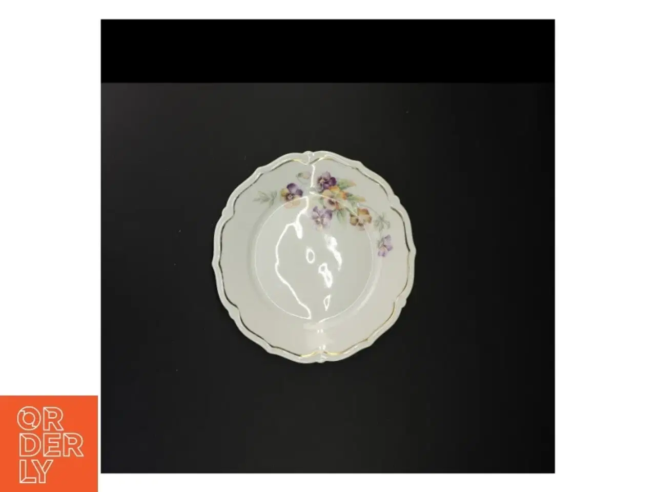 Billede 4 - Vintage porcelænstallerkener med blomstermotiv fra Bavaria (str. Diameter 21 cm)