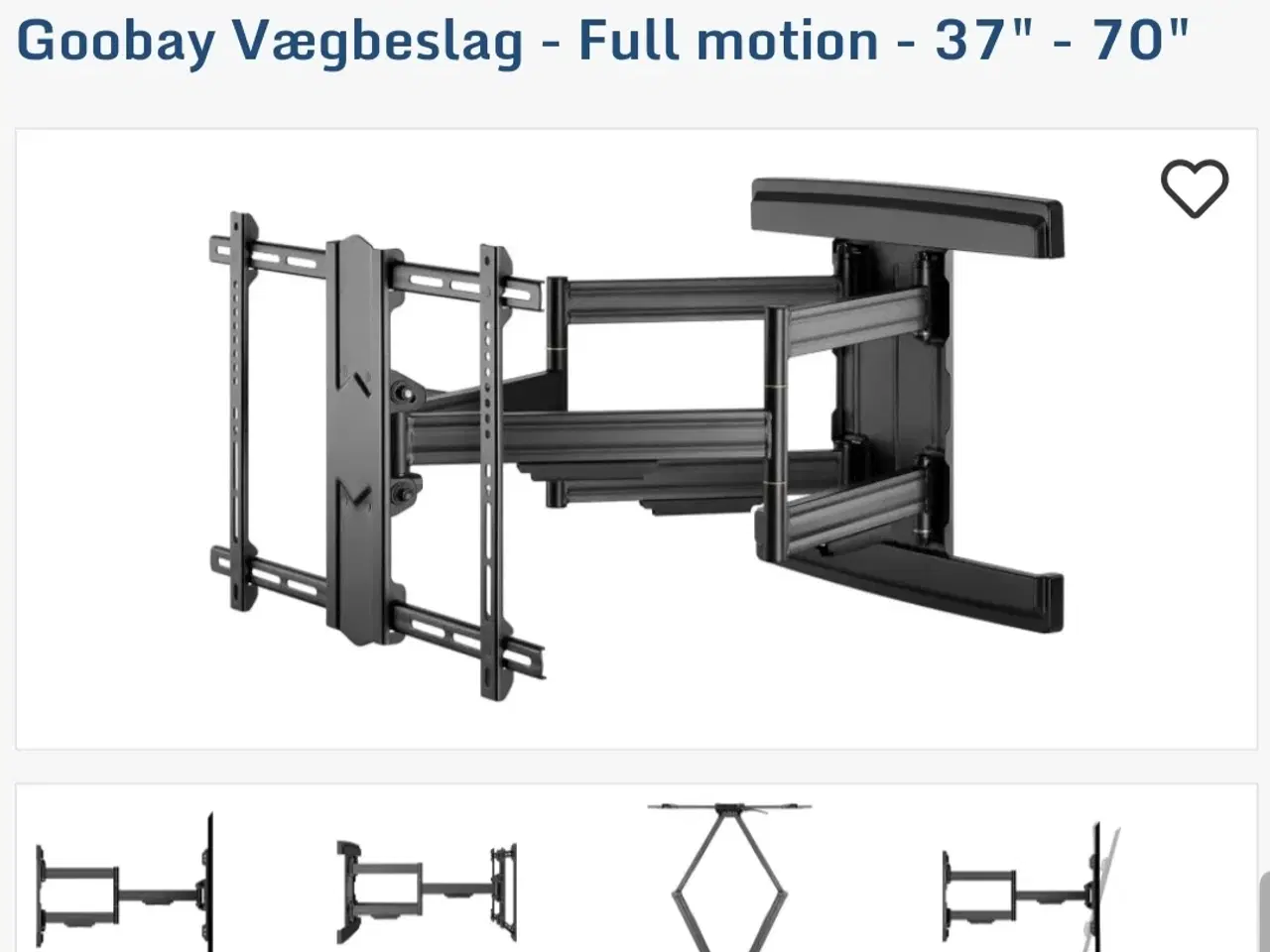 Billede 1 - Tv dreje/vippebeslag 