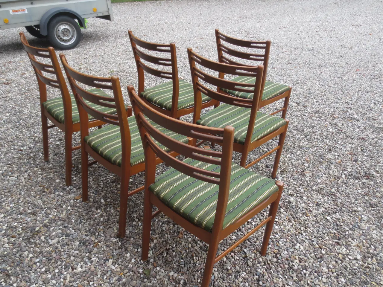 Billede 4 - 6 stk Teak Spisebordsstole 