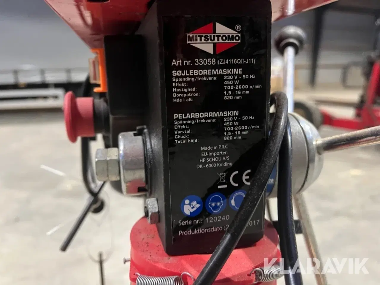 Billede 6 - Søjlebormaskine Mitsutomo 33058