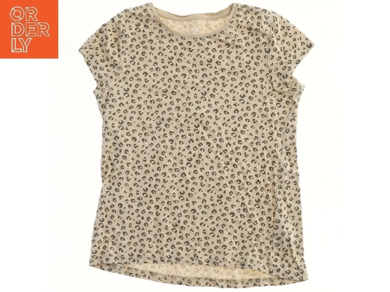 Billede 2 - Kortærmet leopardmønstret bluse fra H&M (str. 134)