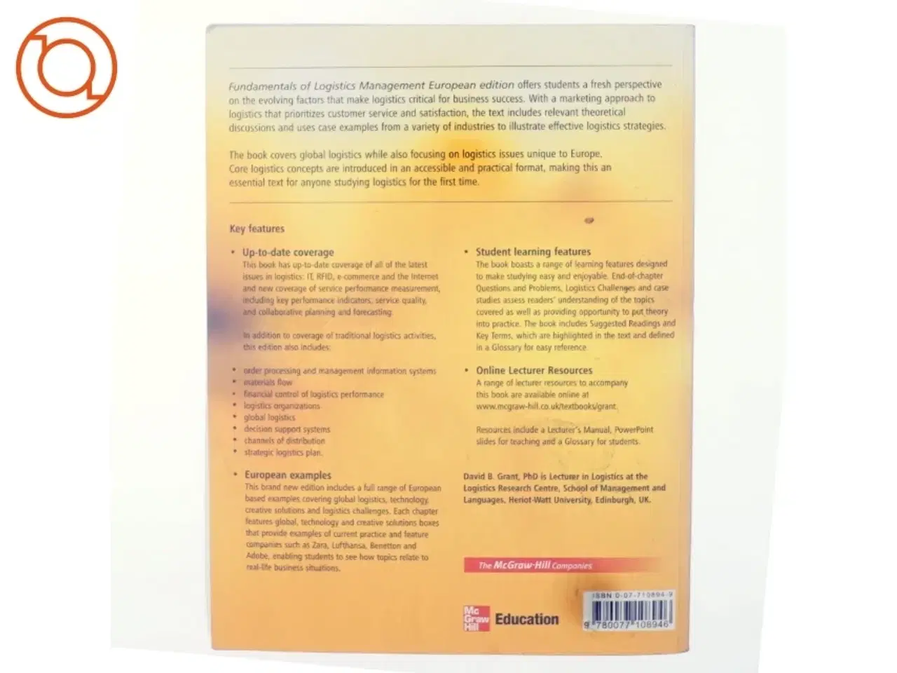 Billede 3 - Fundamentals of logistics management (Bog)