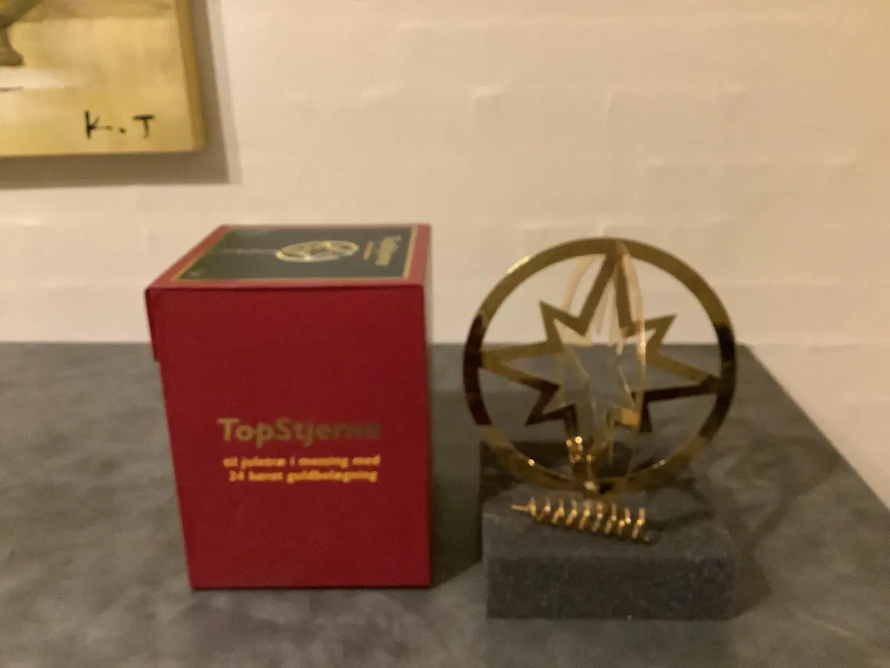 Billede 2 - 24 karat Topstjerne til juletræ