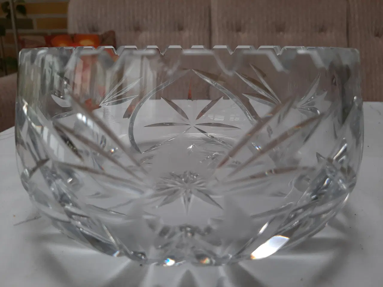 Billede 1 - Skål i krystalglas 