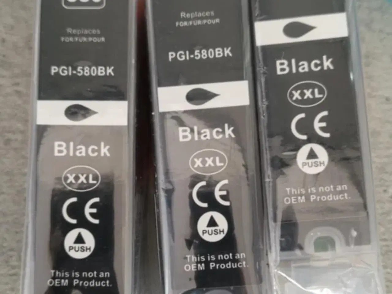 Billede 2 - 5 poser med Canon blæk / farvepatroner, 28 stk 