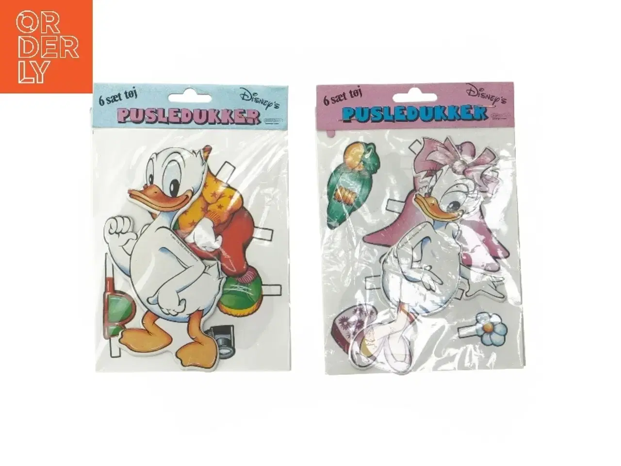 Billede 1 - Disney Pusledukker med tøjsæt fra Disney (str. 18,5x12,5 cm)