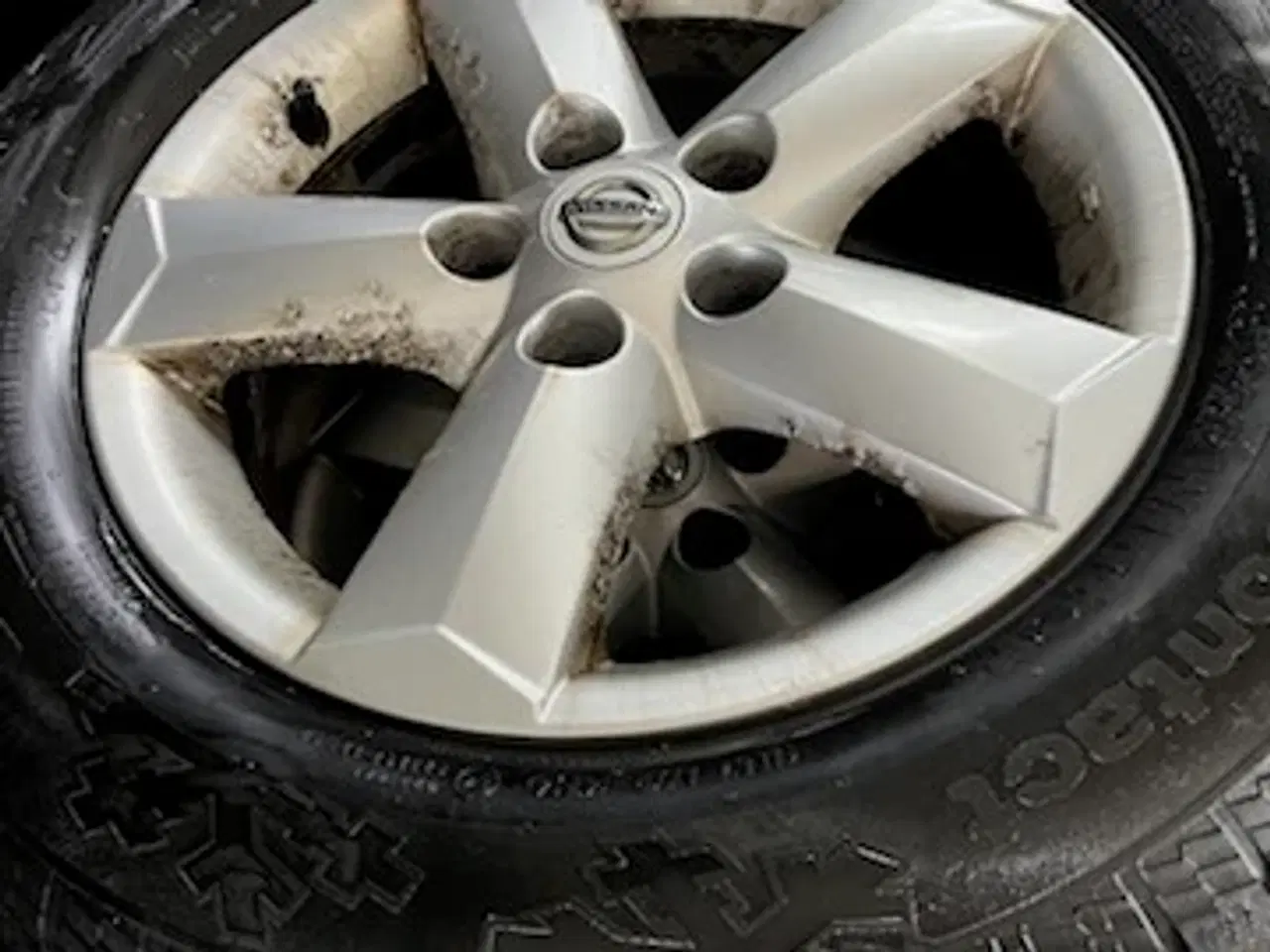 Billede 1 - 4 vinterdæk på originale Nissan Qashqai  alu-fælge