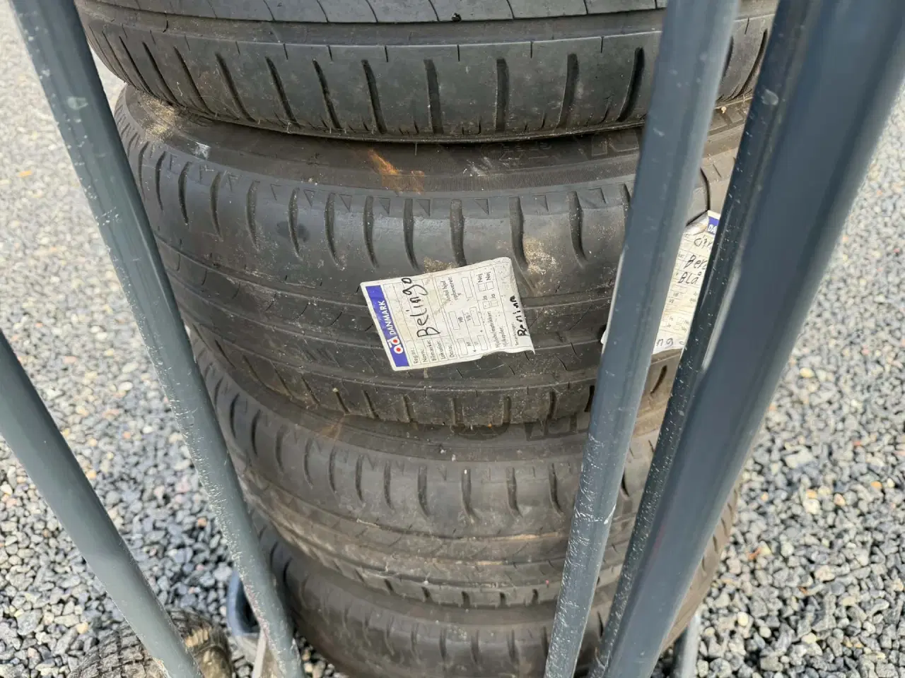 Billede 3 - 4 x 108 Stålfælge med sommerdæk