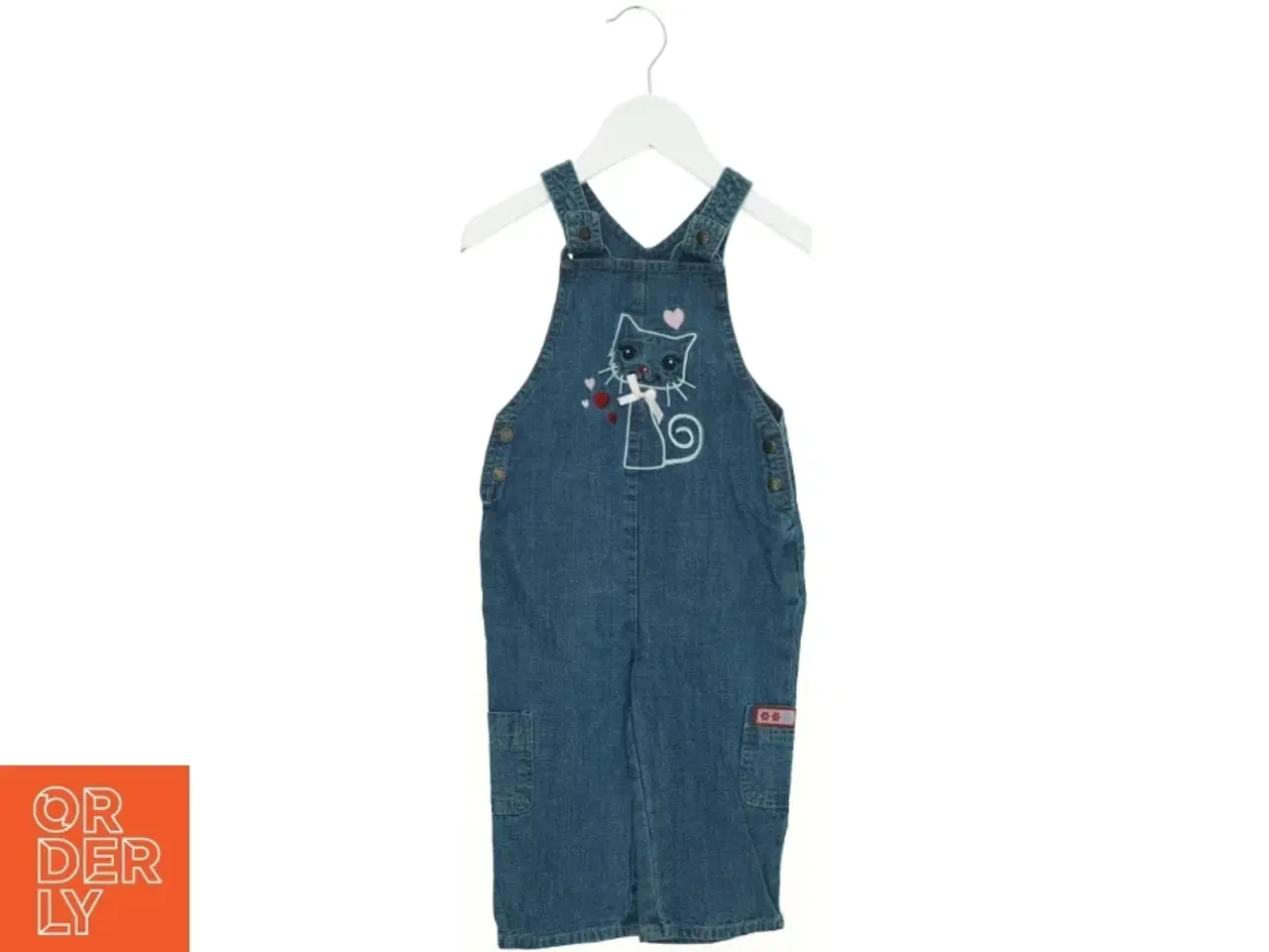 Billede 1 - NY MED PRISMÆRKE Denim Overalls med kat (str. 86 cm)