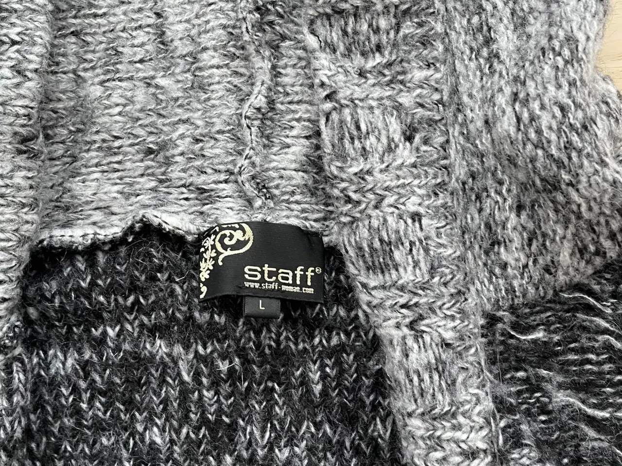 Billede 4 - Lang cardigan med bælte