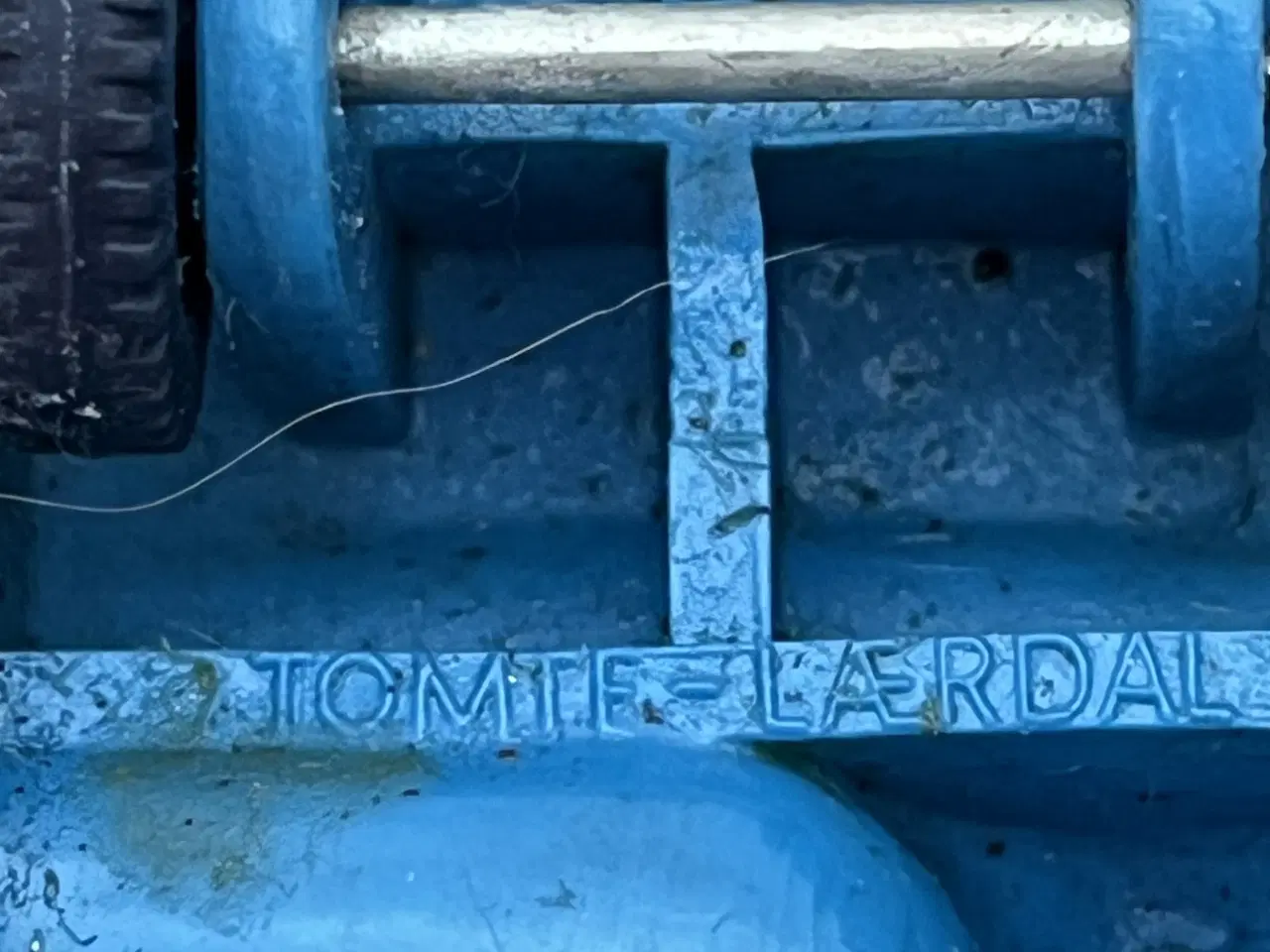 Billede 7 - Blå linol modelbil fra Norge