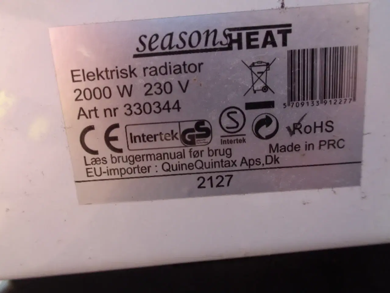Billede 3 - El-radiator