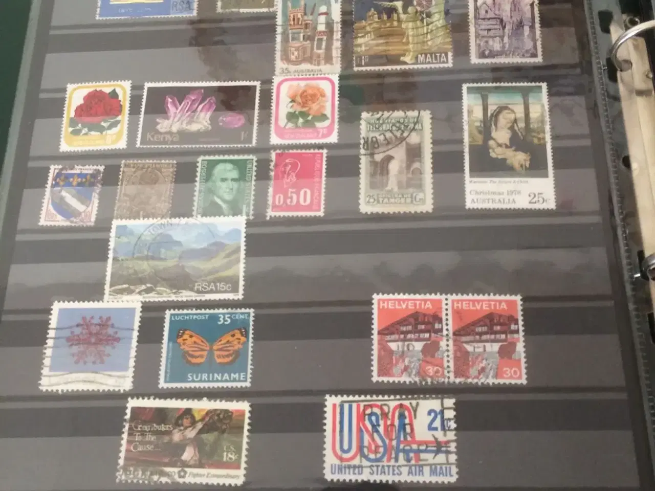 Billede 1 - Udenlandske frimærker 275 stk