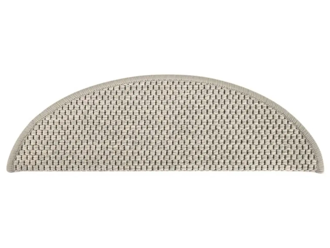 Billede 4 - Selvklæbende trappemåtter 15 stk. 56x17x3 cm sisal-look gråbrun