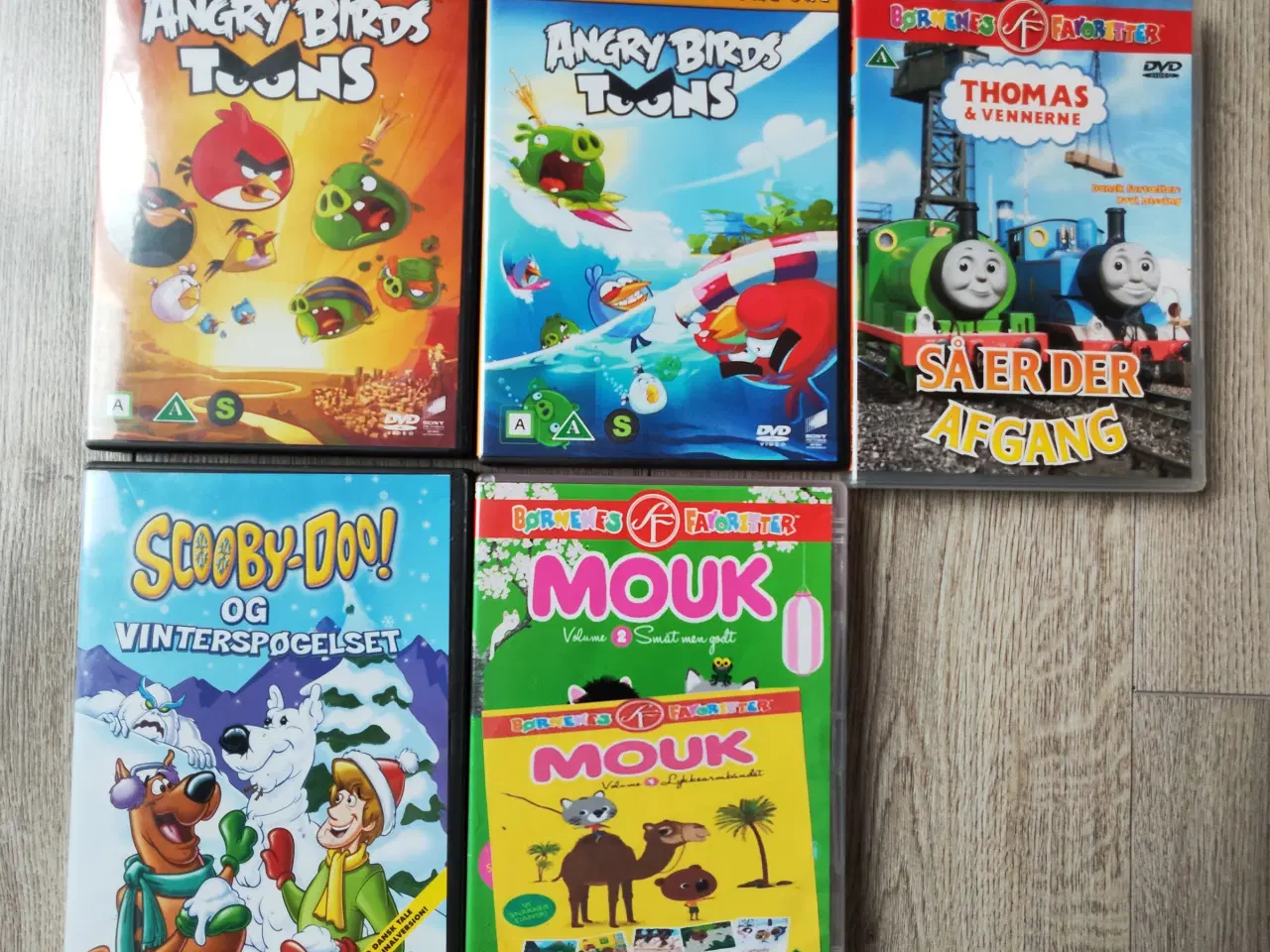 Billede 1 - DVD Angry Birds Thomas Tog Scooby Doo Mouk Mouk 