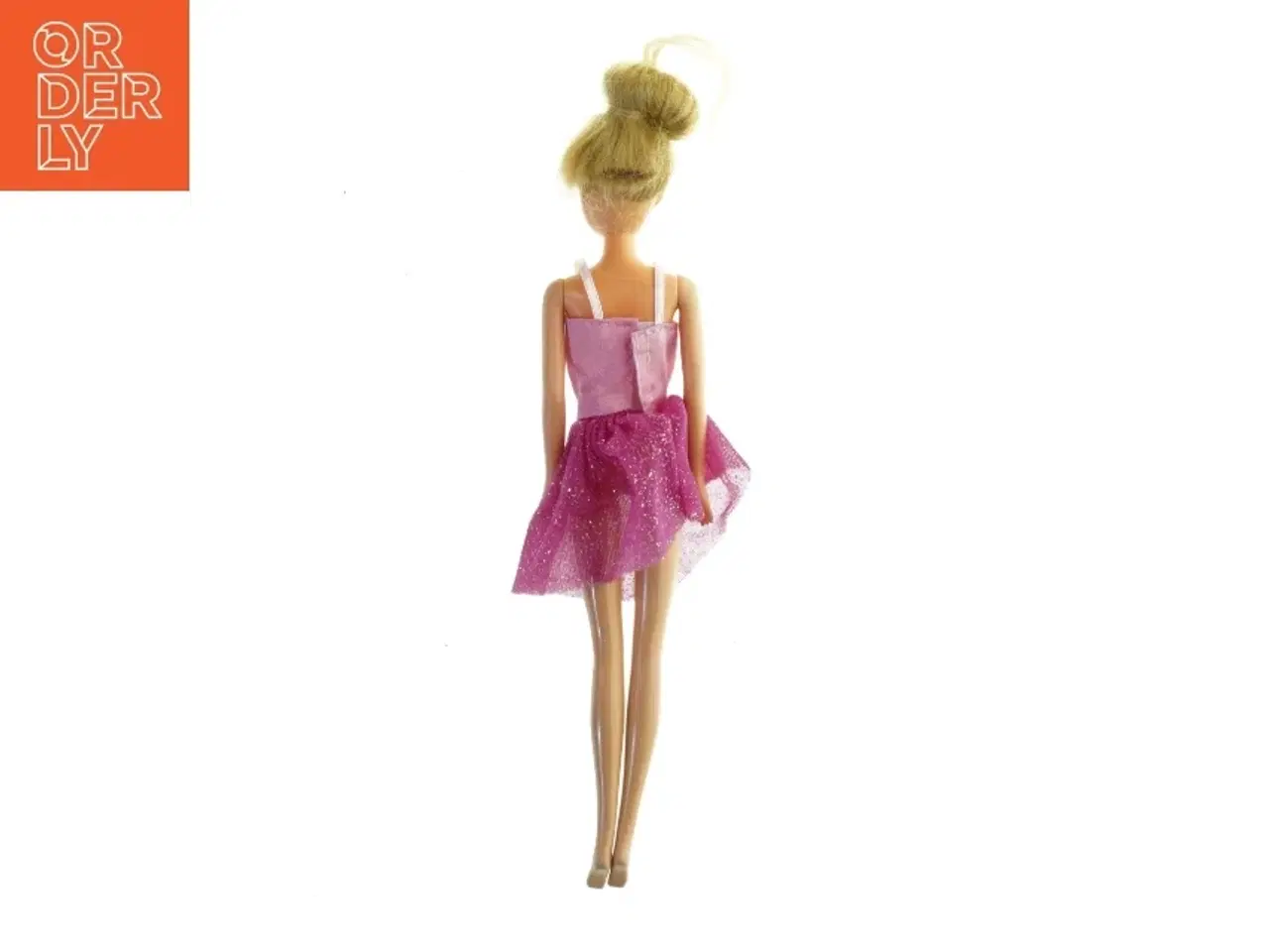 Billede 2 - Barbie dukke i lyserød kjole fra Barbie (str. 30 cm)