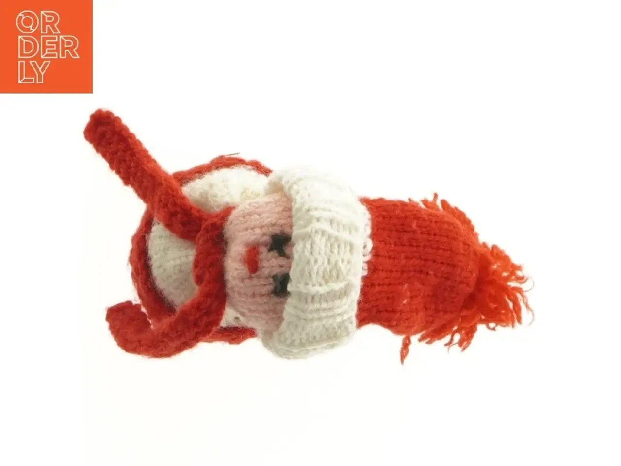 Billede 3 - Håndstrikket nisse (str. 11 x 5 cm)