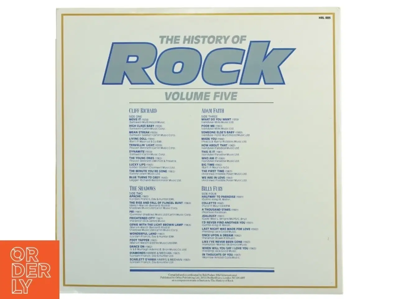 Billede 4 - LP: The History of Rock Volume Five (str. 31 x, 31 cm)