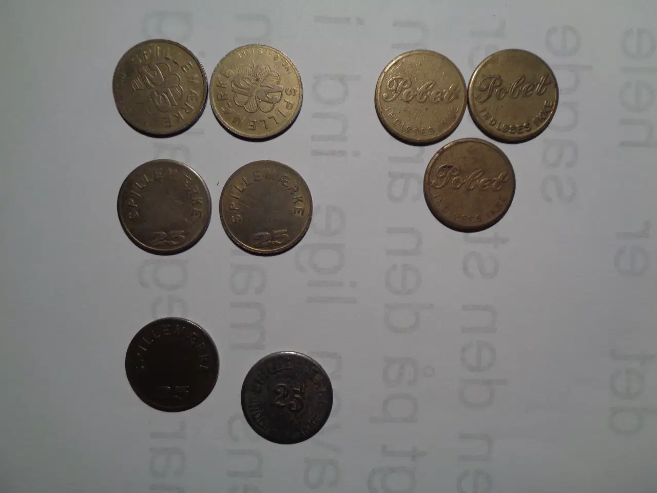 Billede 1 - Spillemønter 