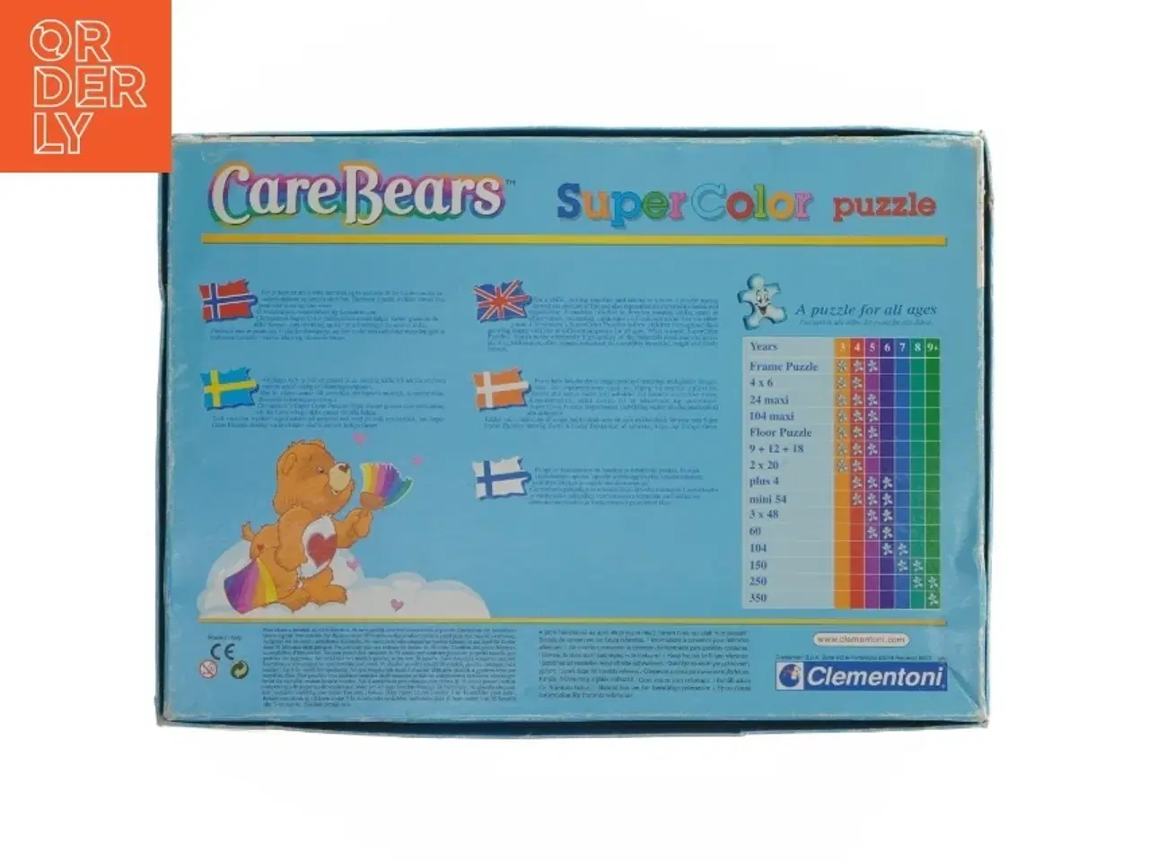 Billede 3 - Care Bears Vintage puslespil fra Clementoni (str. 60 brikker)