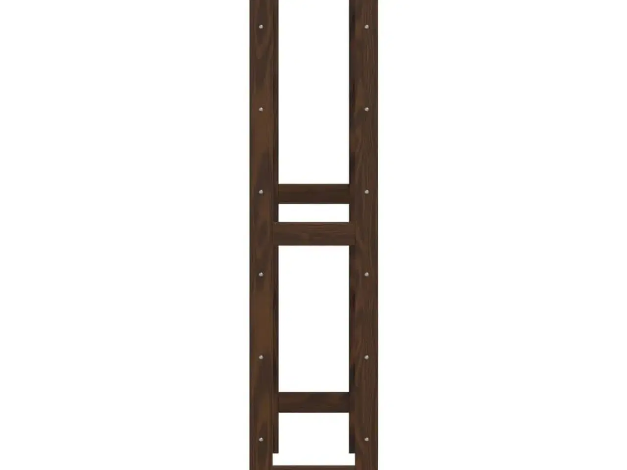 Billede 4 - Vinreol til 56 flasker massivt fyrretræ brun