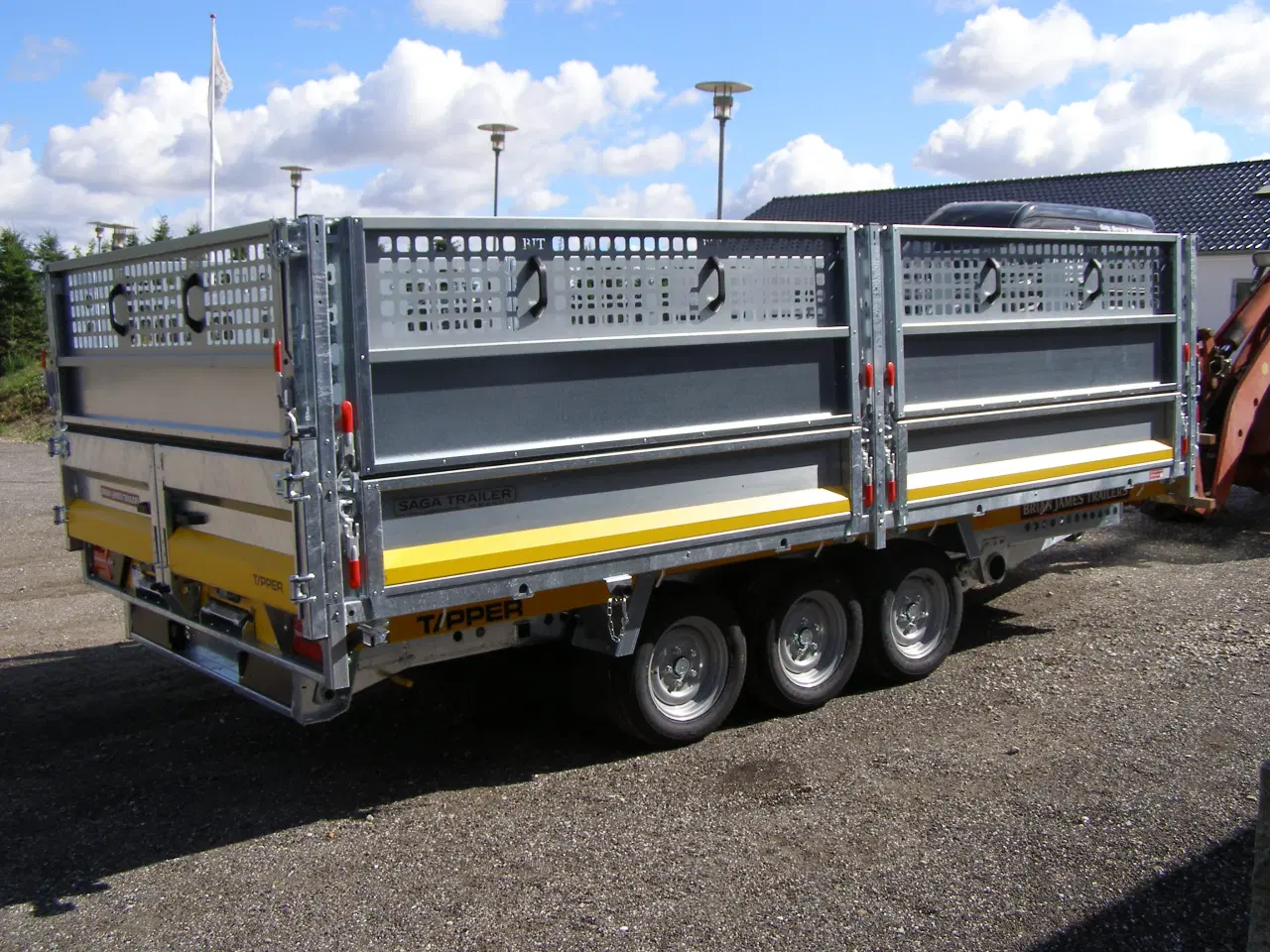 Billede 5 - Eksklusiv 3500 kg Brian James tip trailer