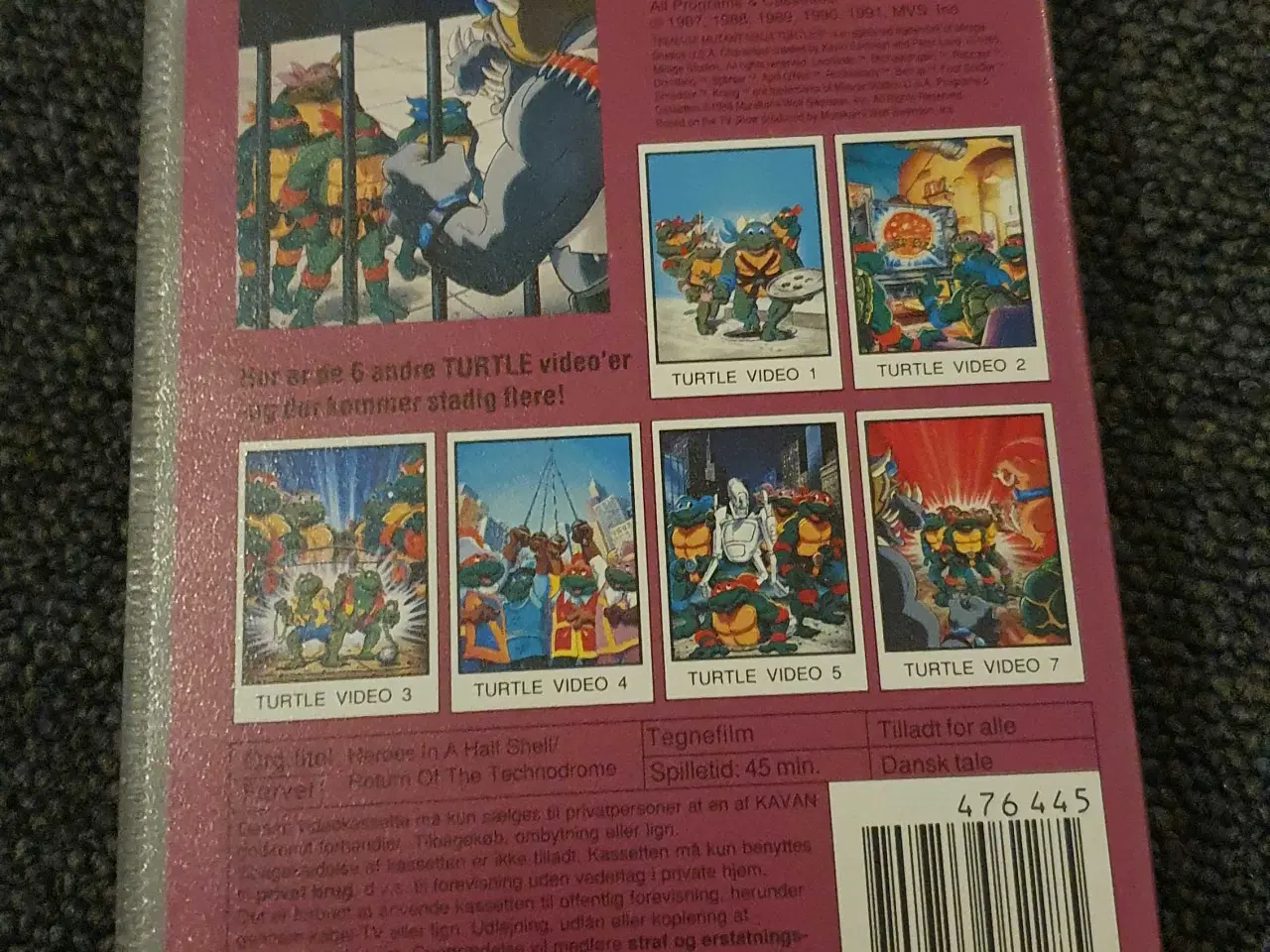 Billede 2 - Teenage mutant hero Turtles Vhs nr  6