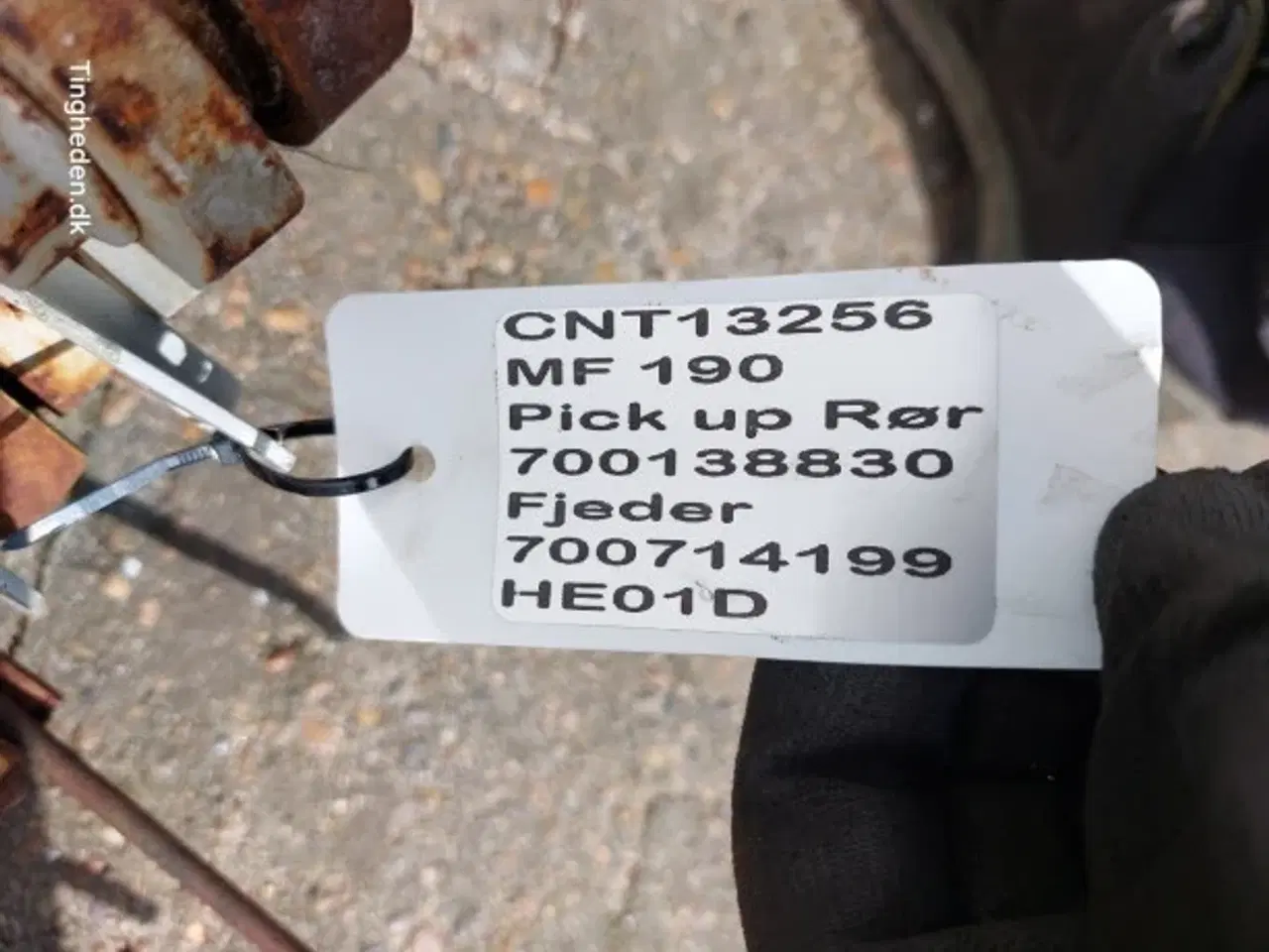 Billede 19 - Massey Ferguson 190 Pickup Rør 700138830