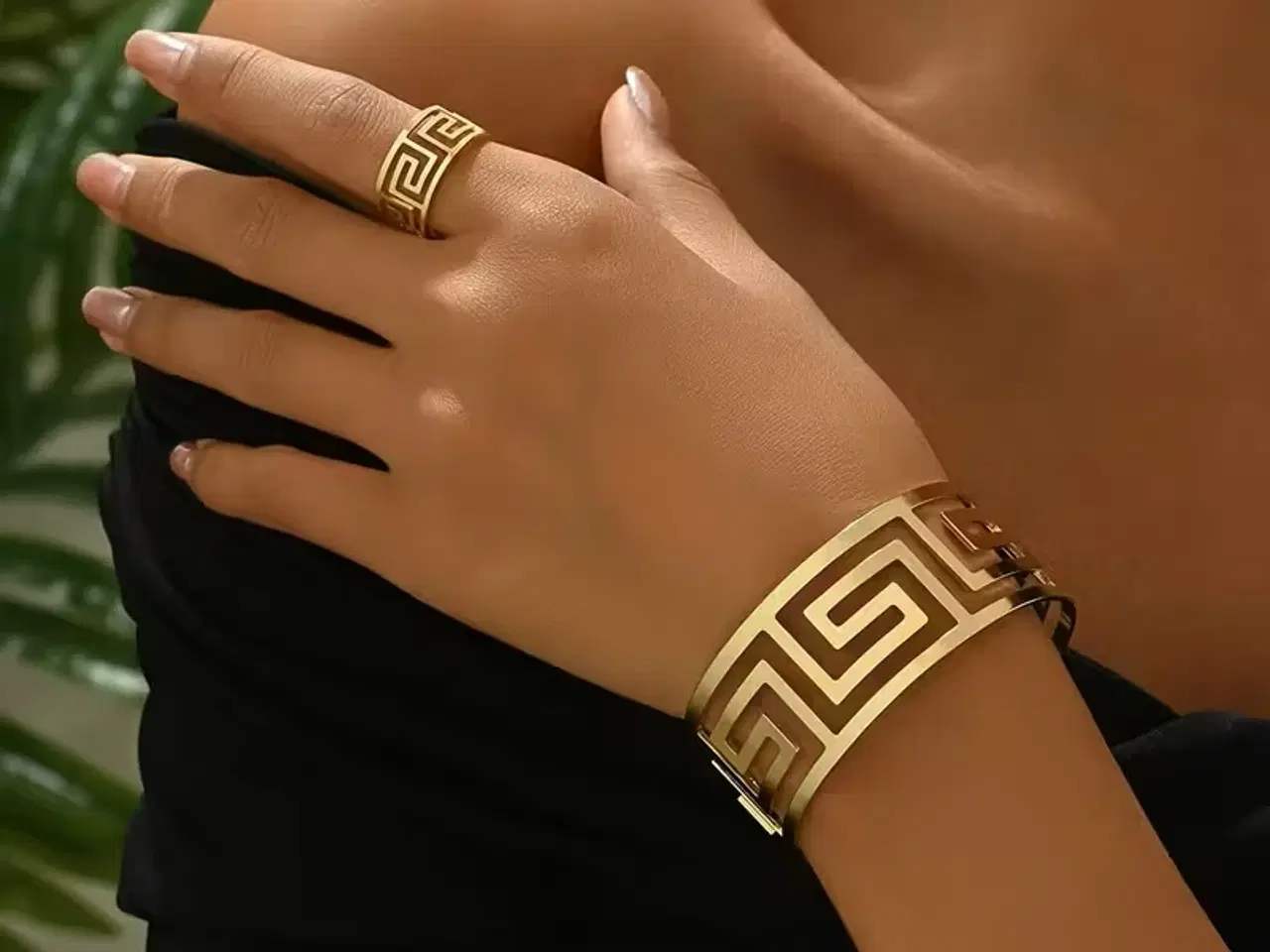 Billede 1 - * Elegant geometrisk armring