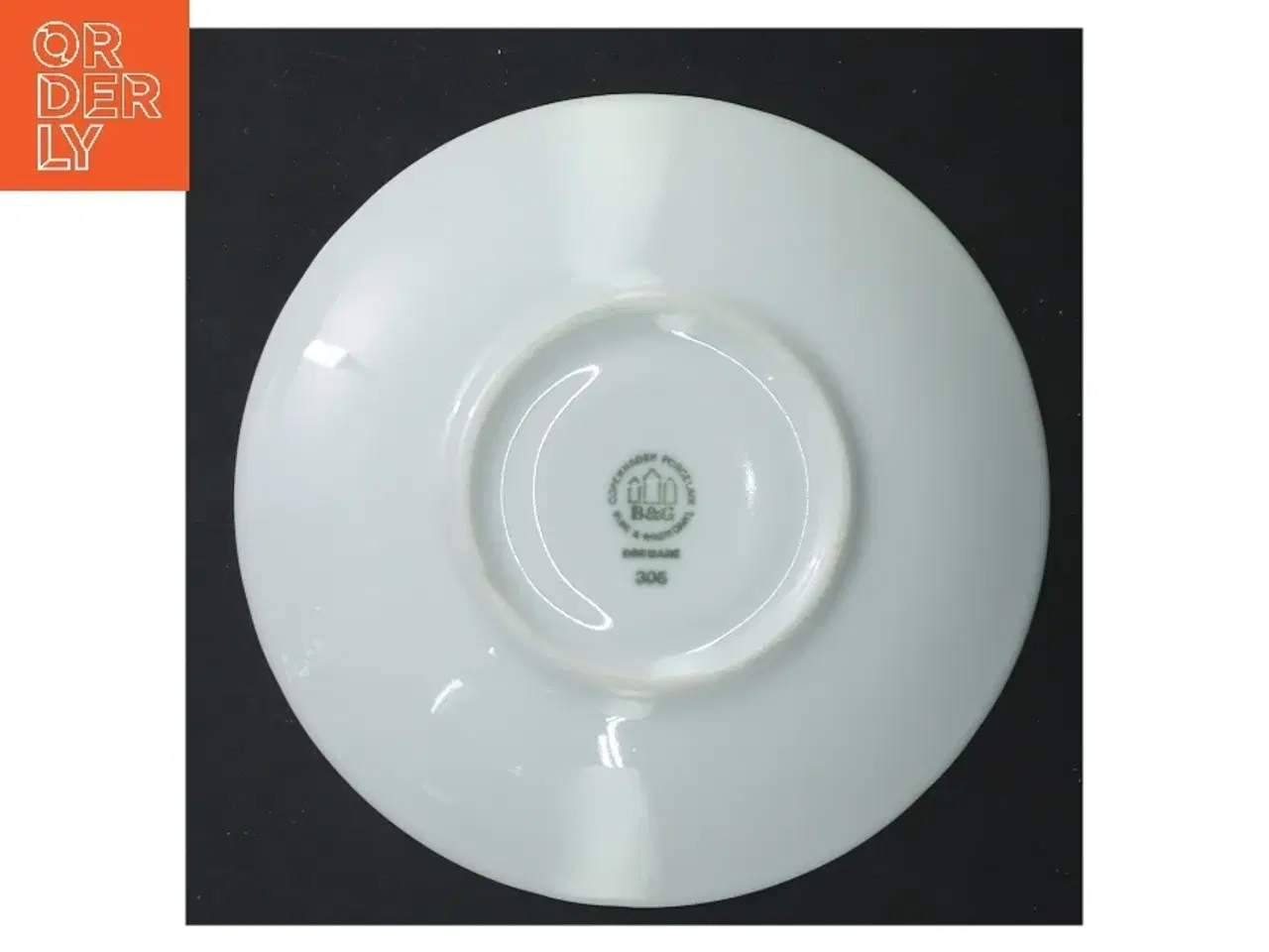 Billede 7 - B&G hvide kaffekopper samt underkopper (str. 7 underkopper (ø 14 cm), 5 kopper (5 cm) cm)