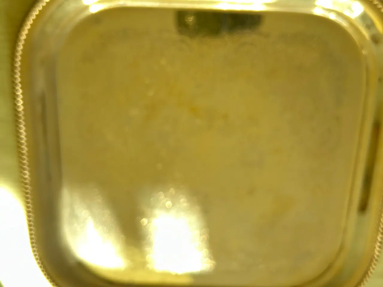 Billede 1 - Serveringsfad belagt med 24 krt. guld