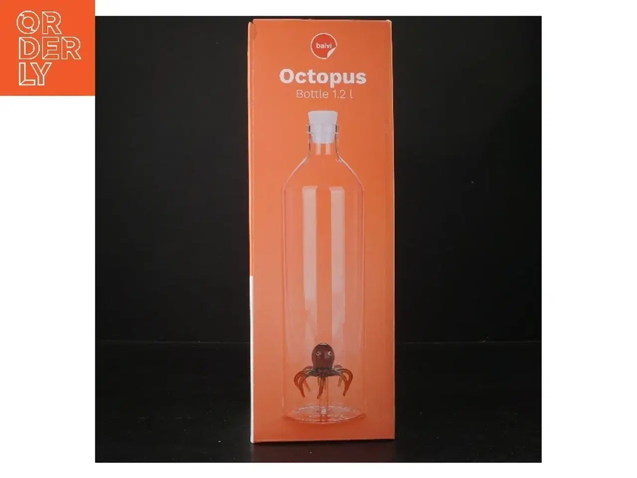 Billede 2 - Glaskaraffel med blæksprutte design fra Balvi (str. 32 cm)