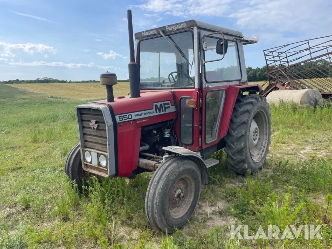 Billede 1 - Veterantraktor Massey Ferguson 550