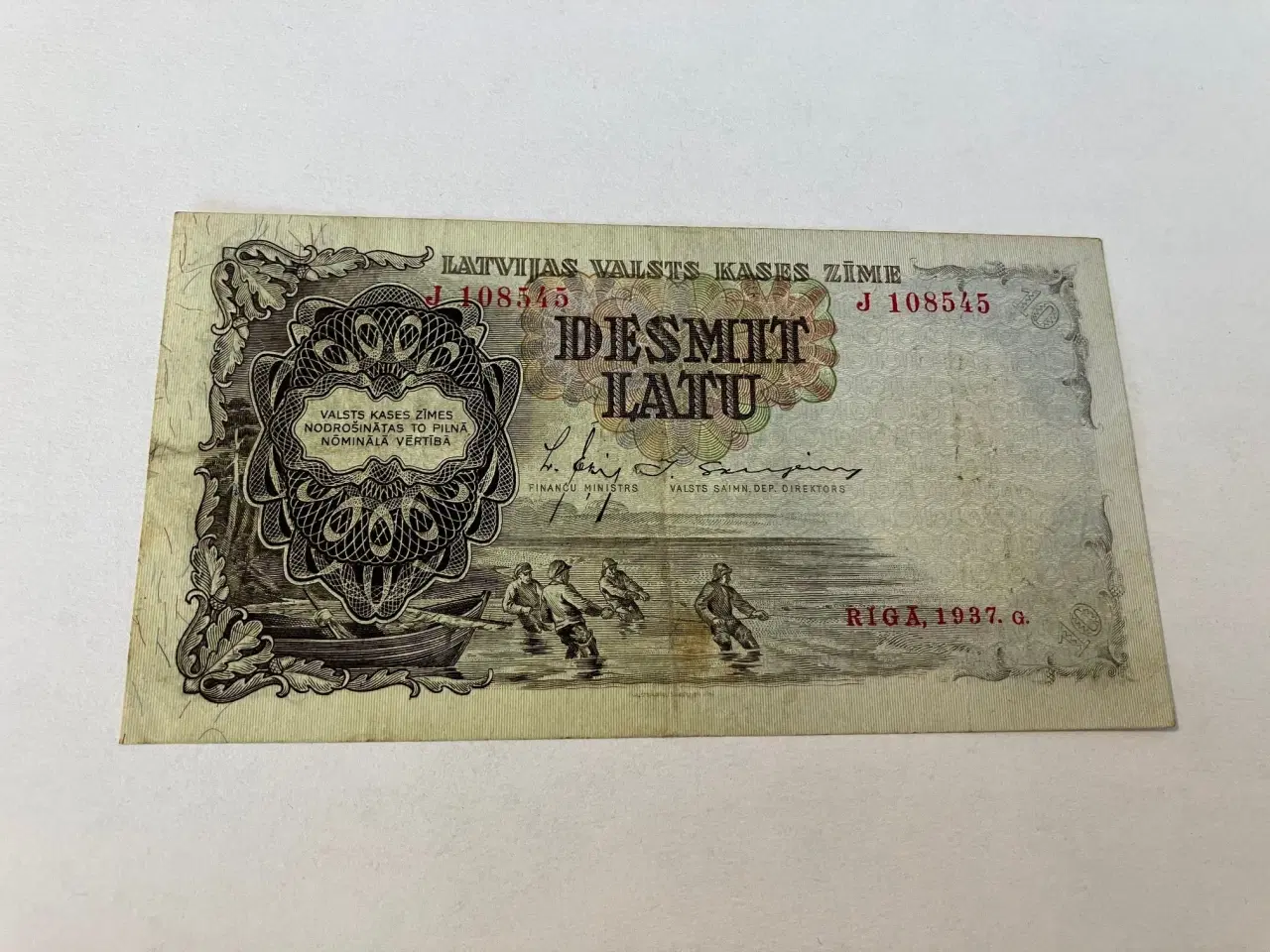 Billede 1 - 10 Latu Latvia 1937