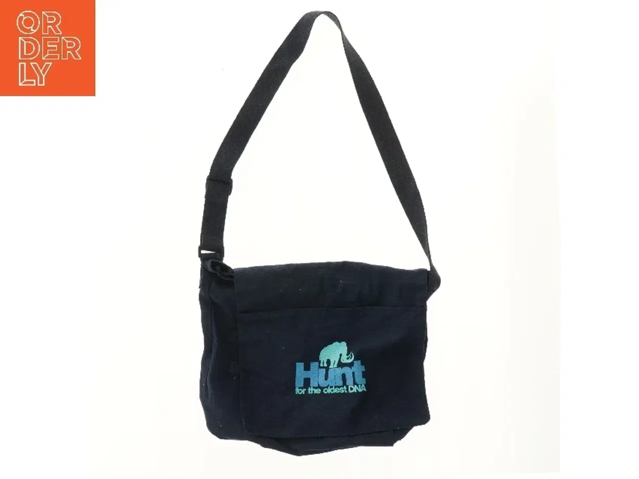 Billede 1 - Skuldertaske “Hunt for the oldest DNA”med justerbar rem (str. 39,5x36 cm)