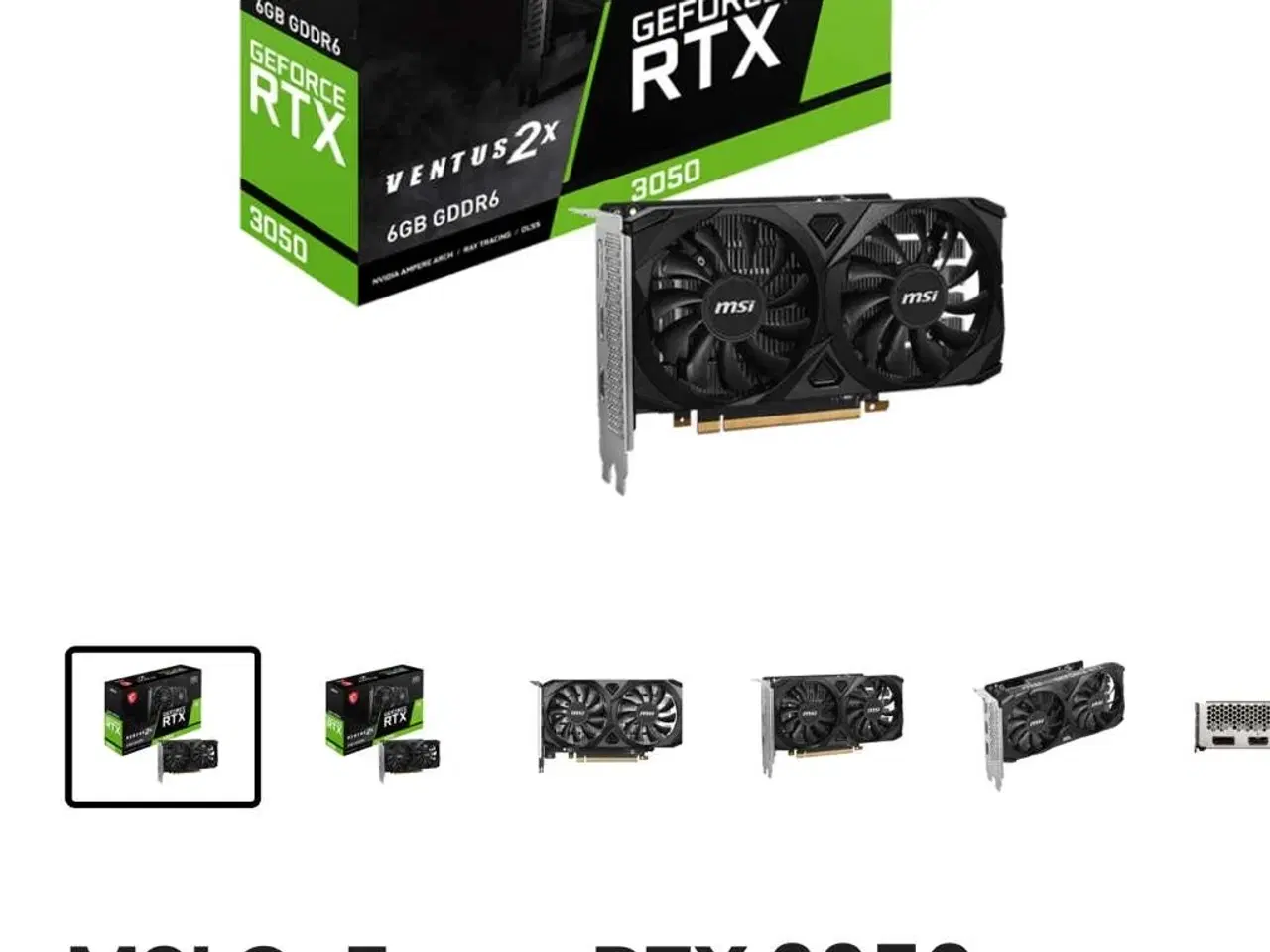 Billede 1 - geforce, gtx1660s 6 gb