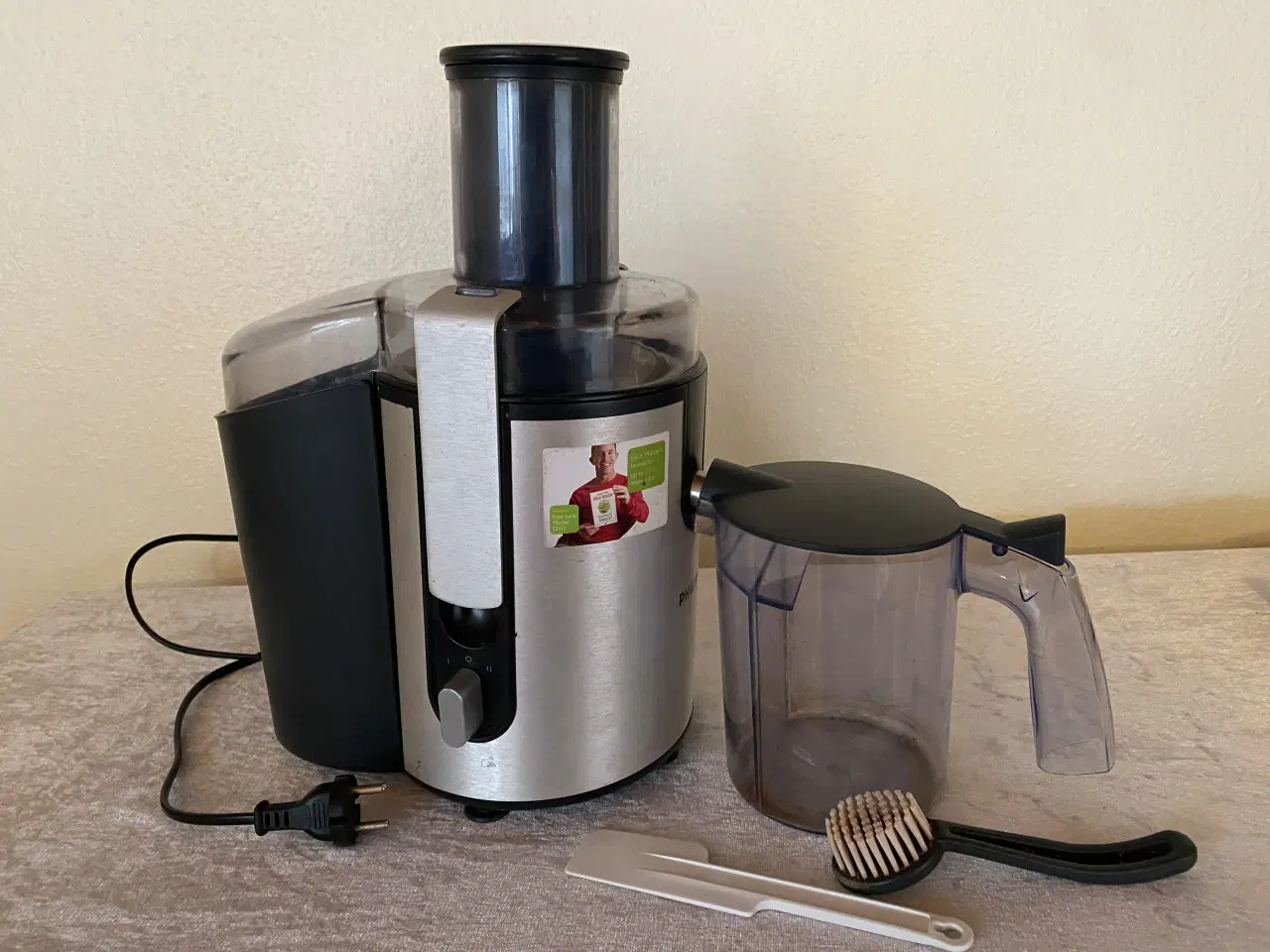 Billede 1 - Philips saftpresser i rustfrit stål med stor påfyl