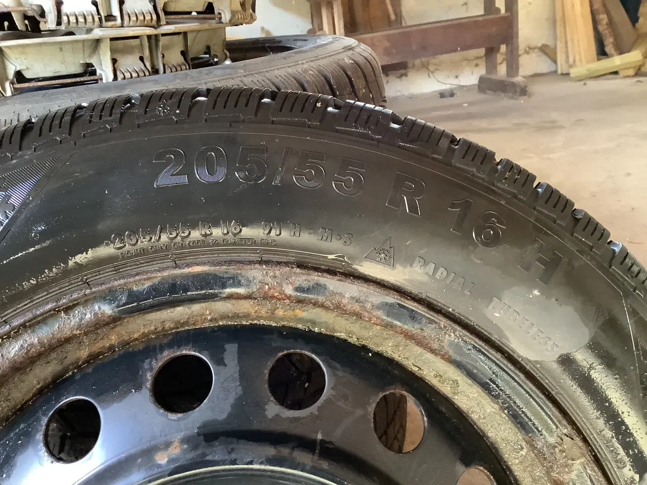 Billede 4 - Vinterdæk med stålfælge