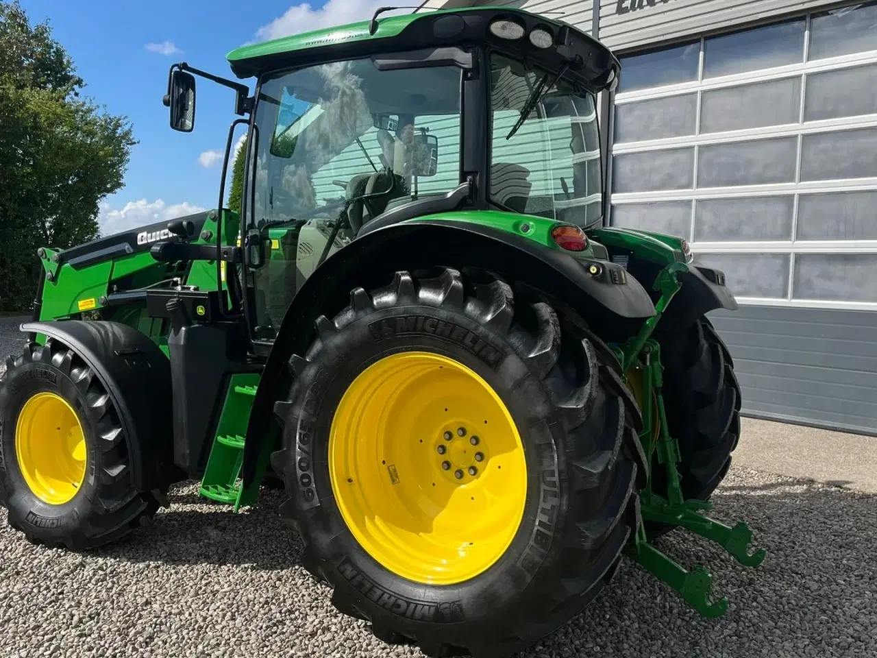 Billede 3 - John Deere 6115R Med frontlæsser og krybegear