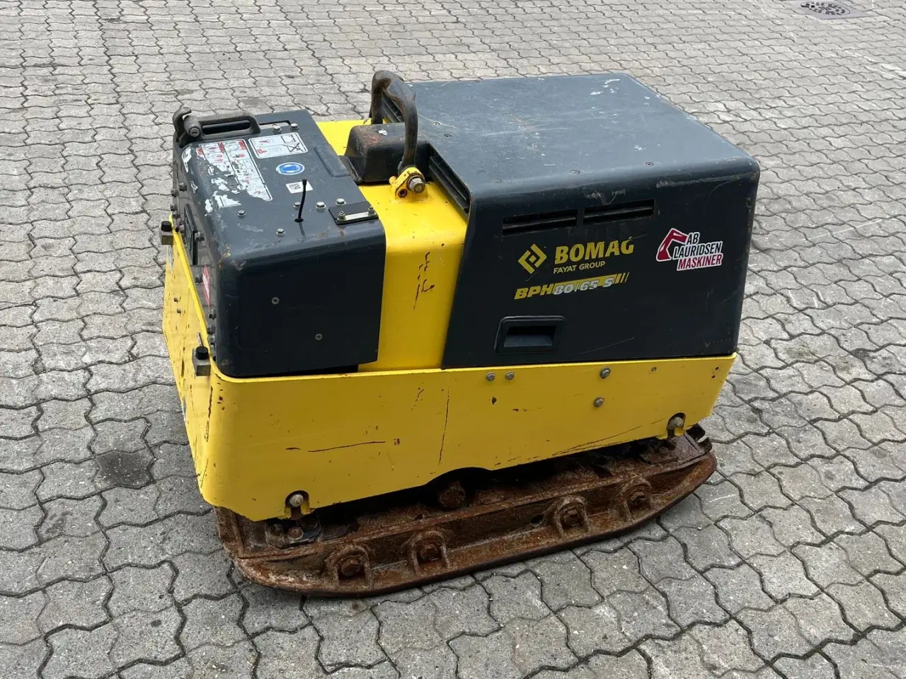Billede 3 - Bomag 80/65s Fjernstyret 740kg diesel pladevibrator