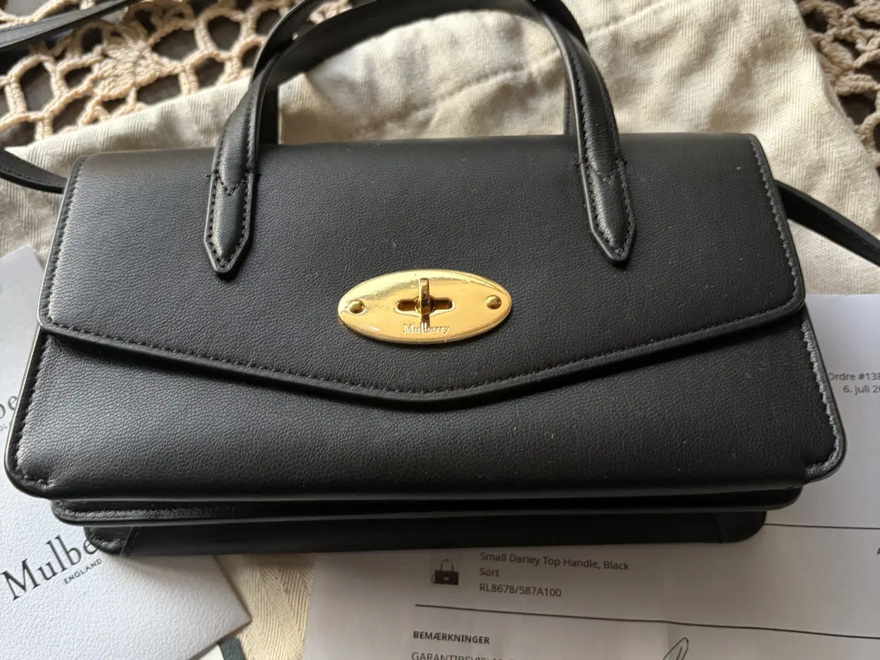 Billede 7 - Mulberry taske NY small Darley top handle  sort 