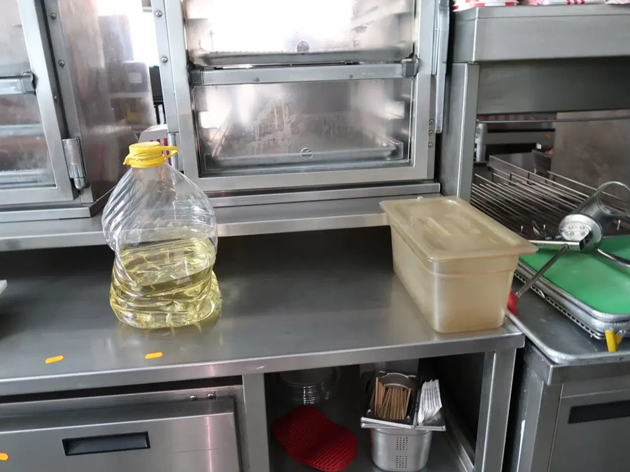 Billede 1 - Rustfri stålbord med varmskuffe HATCO Drawer Warmer (varmeskabe medfølger ikke)