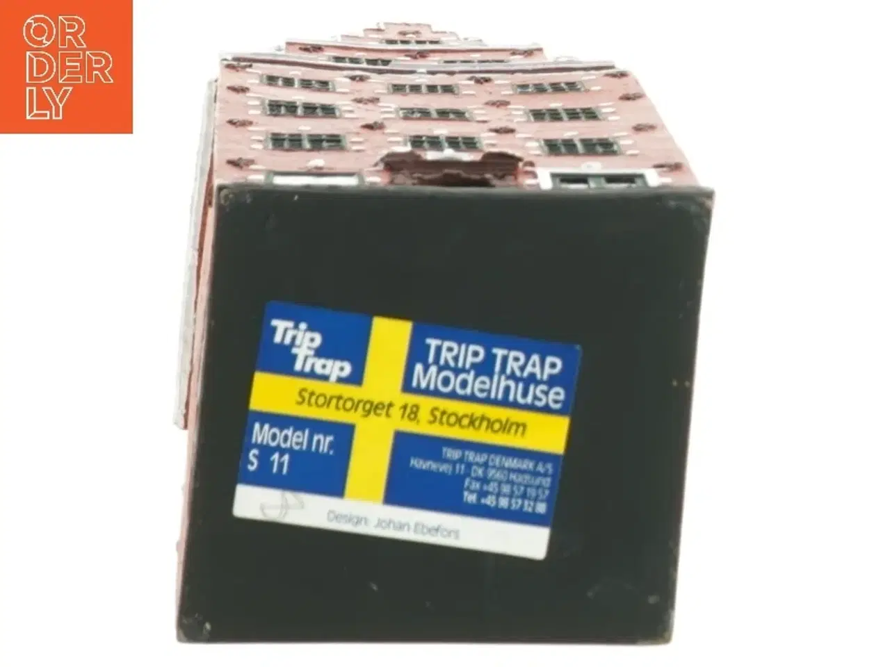 Billede 2 - Modelhus af Stortorget 18, Stockholm fra Trip Trap (str. 22x8x7 cm)