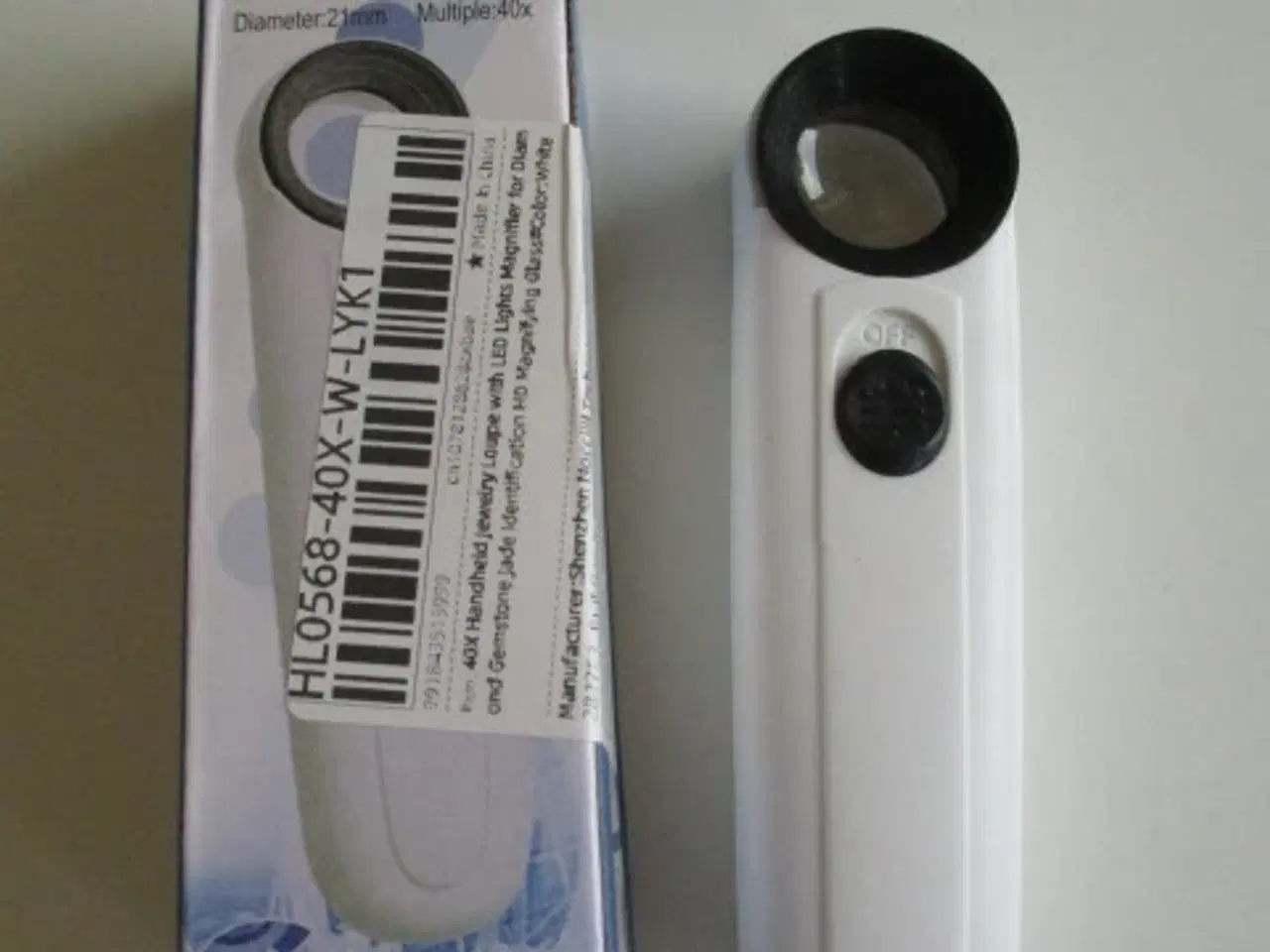 Billede 1 - Lup med LED lys - HELT NY