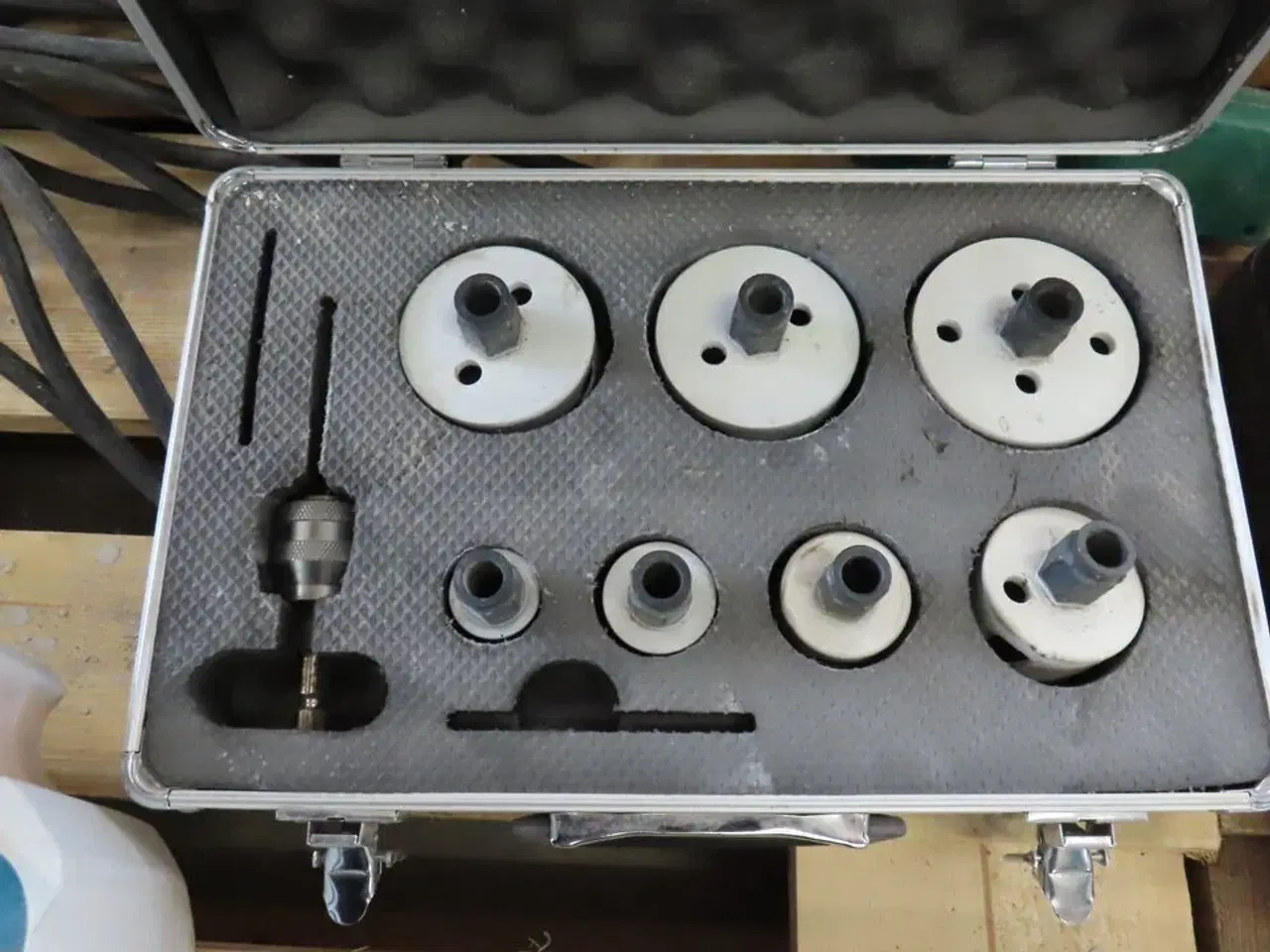 Billede 4 - Hulsavsæt, skraldenøglesæt & skruemaskine