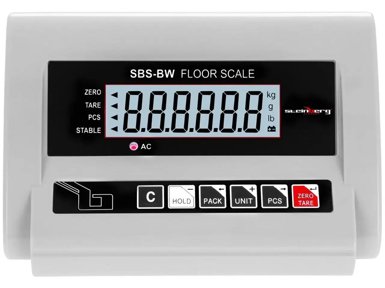 Billede 3 - Gulvvægt – 3000 kg / 1 kg – eksternt LCD