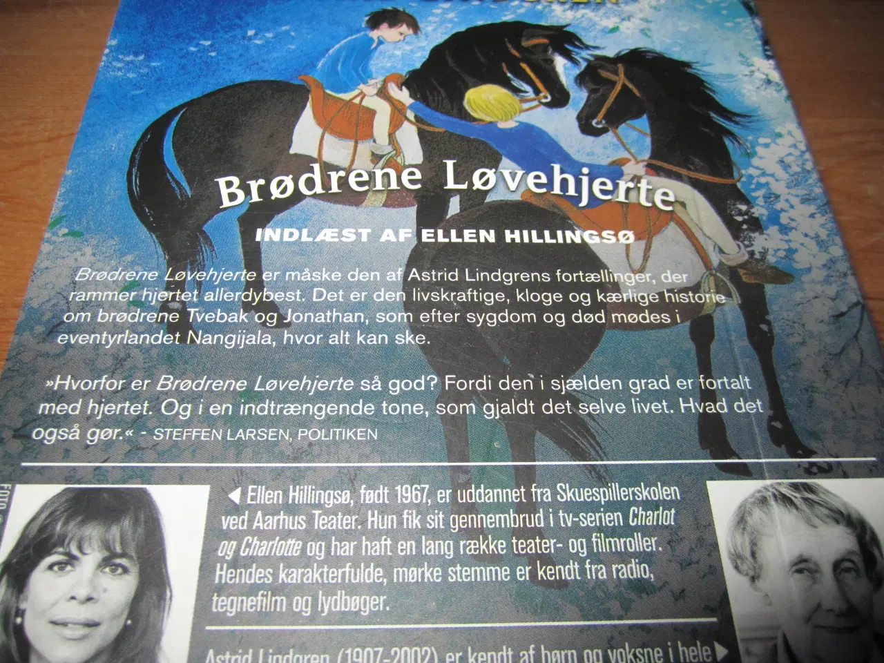 Billede 3 - BRØDRENE LØVEHJERTE. LYDBOG.